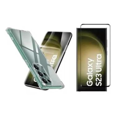 Imagem de Capa Capinha Case + Película de Cerâmica para Samsung Galaxy S23 Ultra