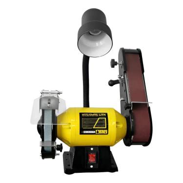 Imagem de Moto Esmeril 6 Pol 375W Com Lixadeira De Cinta Cor Amarelo 1