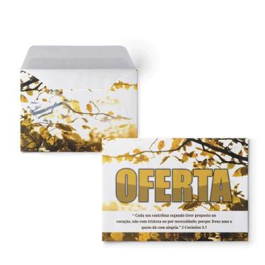 Imagem de Envelope Colado Oferta - 100 Unidades - Papel Offset 70g - no-brand