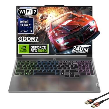 Imagem de Lenovo Laptop para jogos Legion 5i de 16 polegadas - Intel Core Ultra 9 275HX - GeForce RTX 5060 - WQXGA (2560 x 1600) - Windows 11 Home-W/cabo HDMI (32 GB RAM | SSD PCIe de 1 TB)