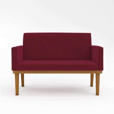 Imagem de Namoradeira Base Reforçada Sala Elegante marsala