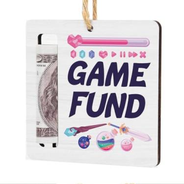 Imagem de WINGTECA Suporte de dinheiro divertido para dinheiro, presente de dinheiro, ideias de presente para crianças, adolescentes, meninas, meninos, Natal, Páscoa, aniversário, enfeites de madeira para