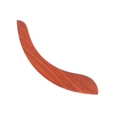 Imagem de OPPWONG Apoio de Braço de Guitarra, Apoio de Braço de 4 Cordas Ergonômico Com Fácil Instalação, Evitando Pressão Direta na Placa de Som da Guitarra, Melhora o Som para Guitarristas (Padauk vermelho)