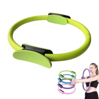 Imagem de Pilates Ring, Fitness Circle, Lightweight Magic Pilates Ring Fitness Circle, Yoga Rings Magic Circle with Dual Padded Handles for Toning Arms, Legs & Core, Exercise Ring for Home Workout (Green)