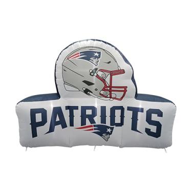 Imagem de FANMATS Mascote inflável NFL New England Patriots - Expositor inflável autoinflável, ventilador e cordões embutidos, logotipo oficial da equipe – mostre seu espírito durante todo o ano