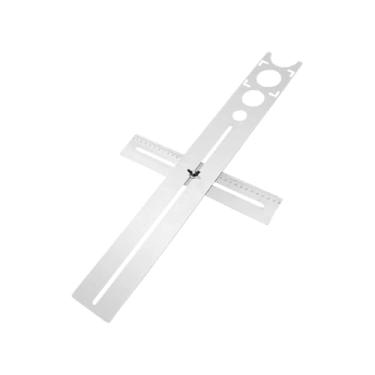 Imagem de RNXRZANK Régua para Furar Azulejos E Pisos, Ferramenta Portátil para Fazer Furos em Cerâmica E Paredes, 60cm