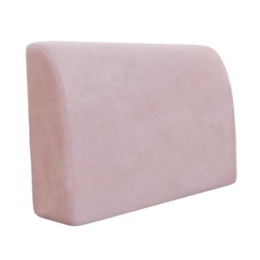 Imagem de Baoblaze Almofada de encosto em cunha para cadeira de leitura, sofá macio e respirável, suprimentos para encosto de sofá, almofada confortável para casa, Rosa