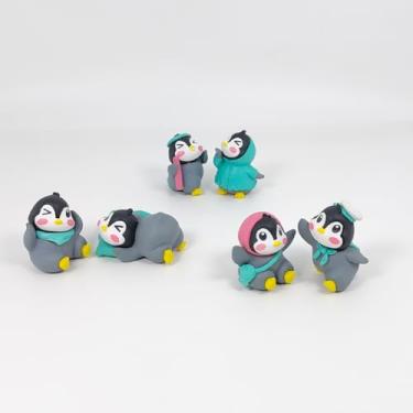 Imagem de Figuras de animais de estimação miniaturas de jardim de fadas conjunto de brinquedos coleção de coelhinhos conjunto decorativo topo de bolo de aniversário