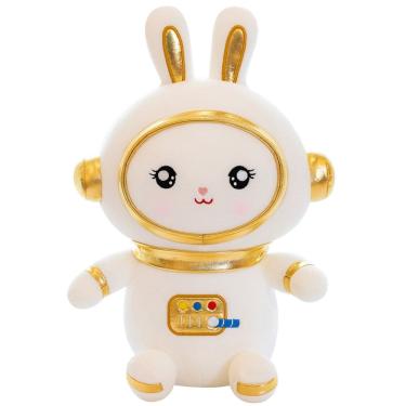 Imagem de Boneca de brinquedo de pelúcia Astronaut Rabbit 25 cm em algodão e pelúcia