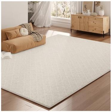 Imagem de SPXMQSS Tapete de quarto, antiderrapante resistente à sujeira para sala de estar, sofá lavável, mesa de café, tapete de cabeceira para sala de estar, sala de jantar, quarto, escritório D 120 x 200 cm