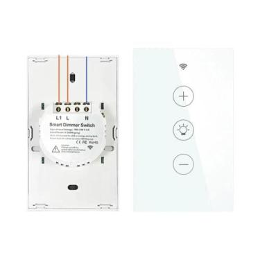 Imagem de Módulo Dimmer WiFi Inteligente ZigBee Controle De 2 Vias Para Luzes LE