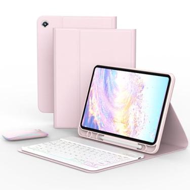Imagem de Case with Keyboard Mouse for Samsung Galaxy Tab A9 Plus (Pink)