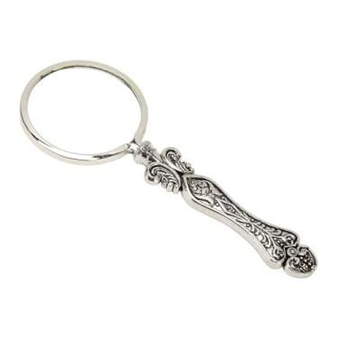 Imagem de Cryfokt 3x Retro Lupa de Vidro Requintado Lidar Com Lente de Aumento para Leitura Portátil para Selos de Jóias Liga de Costura