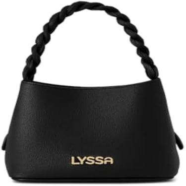 Imagem de Bolsa, feminina, transversal, preta, alca, trancada, pratica, elegante, e grande