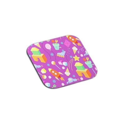 Imagem de Porta Copos Com Ilustração Personalizada Brinquedos Infantis Coloridos - Tamanho 10x10 cm