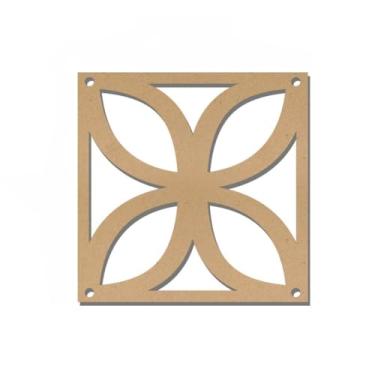 Imagem de Placas Decorativas Cobogó Divisória de Ambiente 3D em MDF 3mm placas decorativas para divisória para Casa, Home Office e Escritório(01,KIT COM 20)