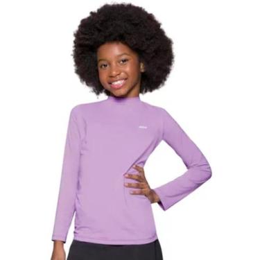 Imagem de Camiseta Infantil Selene Proteção Solar Uv 50+ Várias Cores, Lilás, 8