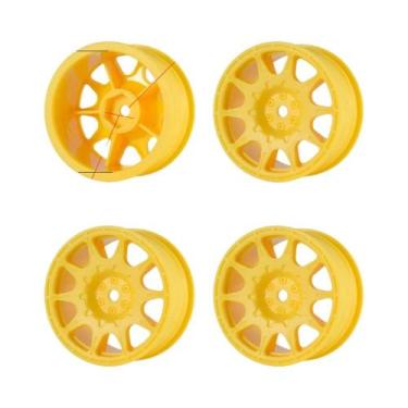 Imagem de Rodas E Pneus Hexagonais De 12mm Para Carros De Rally 1/10, Drift, Cor