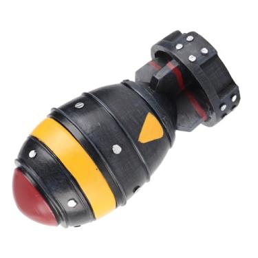 Imagem de Alomejor Pequenos Recipientes de Plástico Caixa de Armazenamento de Bombas Nucleares, Escultura de Foguete de Resina Aberta Em 3D, Recipiente Decorativo