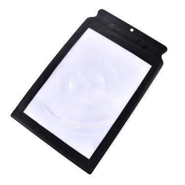 Imagem de A lupa retangular leve oferece grande área de visualização da página do livro, lupa para ler impressões pequenas para idosos e baixa visão