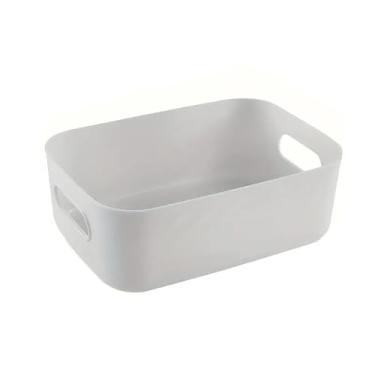 Imagem de 1 caixa de armazenamento de artigos diversos, caixas de armazenamento de roupas íntimas, organizadores de plástico de mesa multifuncionais para cosméticos, lanches, cozinha, banheiro, dormitório