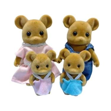 Imagem de Bonecos De Família De Animais Da Floresta Em Miniatura Para Crianças, 