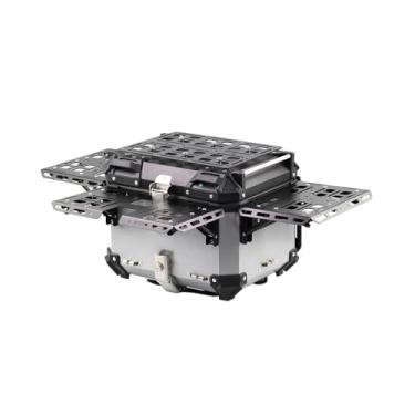 Imagem de Para motocicleta, mesa de extensão de alumínio para carro, caixa dobrável, mesa de acampamento ao ar livre, conjunto de placa de expansão de viagem