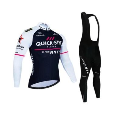 Imagem de Conjunto De Calças E Camisa Térmica De Ciclismo Masculino Para Inverno