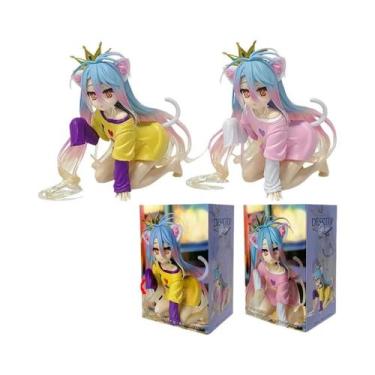 Imagem de Figura De Ação PVC Branca Shiro 18.5CM Modelo De Anime NGNL Brinquedo 