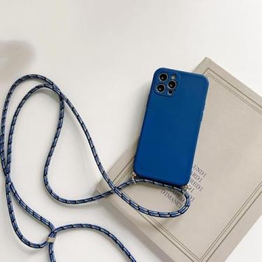 Imagem de Crossbody colar cinta cabo de silicone líquido caso de telefone para huawei p20 p30 p40 lite p50 pro y6 y7 y8p y9a y9s y9 prime 2019, x7, para y7 prime (2019)