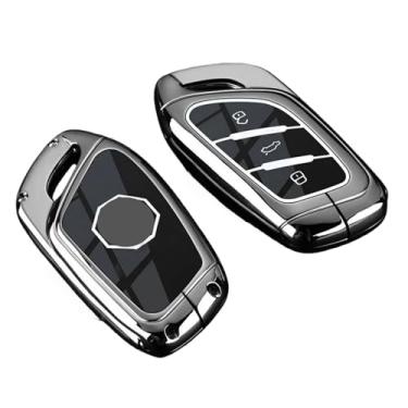 Imagem de Capa para chave de carro compatível com Morris Garagens MG 2023 /Mg4 Ev/HS GT/ZS EV /ZX/Roewe/RX5/MG3/MG5/MG6/MG7/MG ZS/GS/350/360/750/W5(C-black)