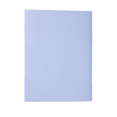 Imagem de Pasta Catálogo A4 + 60 Envelopes de Plástico, Resistente à Umidade e Sem Arrugas 23.5 cm x 32 cm para Escritório, Casa e Escola, Protege Documentos e Trabalhos(Azul,60 folhas)