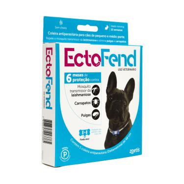 Imagem de Coleira Antiparasitaria Ectofend 48Cm Azul Zoetis