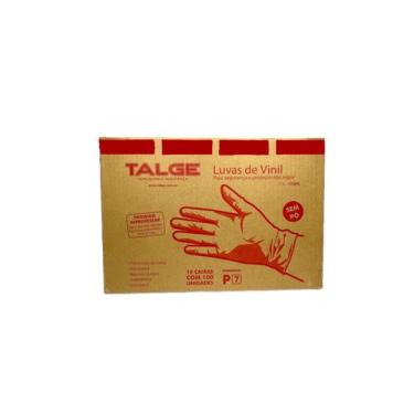 Imagem de Luva Vinil Com Pó Descartável 1000 unidades - TALGE, P