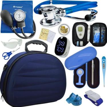 Imagem de Kit Enfermagem Maleta Medica Super Luxo Completa Promocao - Love Saude