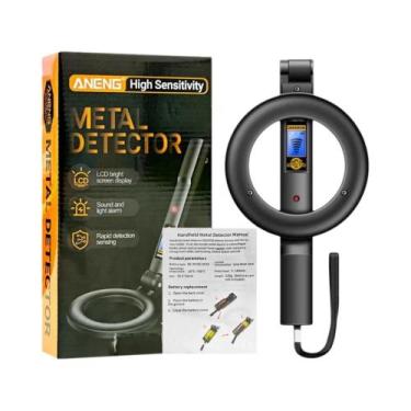 Imagem de Detector De Metais Portátil Com Alarme Sonoro E De Vibração ANENG DM30