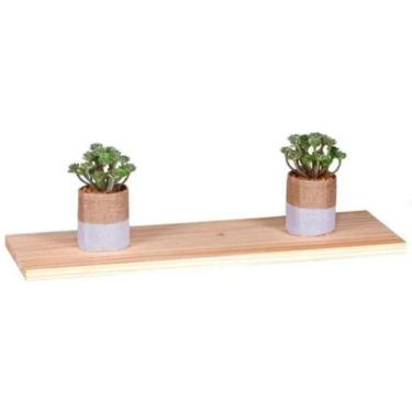 Imagem de Prateleira 50X15 Suporte Invisível Madeira Maciça Prancha
