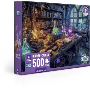 Imagem de QUEBRA-CABEÇA Cartonado Sala das Poções 500 Peças Fantástico