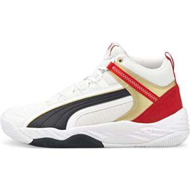 Imagem de PUMA Men's Rebound Future Evo Sneaker,White Red,10.5