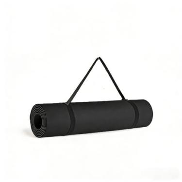Imagem de Colchonete Tapete Yoga 1.70m x 55cm x 5mm - Tatame para Exercícios, com Pequenos Defeitos Estéticos, Ideal para Casa e Academia (Preto,[170cm x 55cm x 5mm])