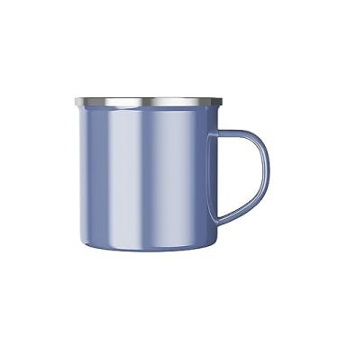 Imagem de KEG801302 Canecas Modernas Caneca de Café Criativa Caneca de Chá de Viagem Leite Esmalte Canecas de Café Festa de Ano Novo Suco de Cerveja Caneca de Bebida (Azul)