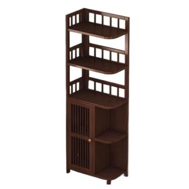 Imagem de Estante de armazenamento, armários de parede para sala de estar, armários laterais, armários de armazenamento, estantes de livros, prateleiras triangulares (pequena)