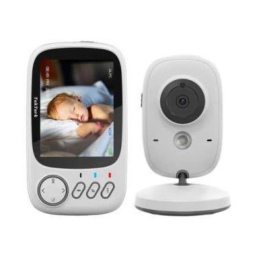 Imagem de Monitor De Bebê Sem Fio De 3,2 Polegadas Com Visão Noturna, Intercomun