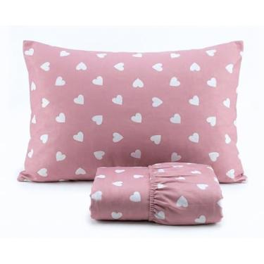 Imagem de Jogo de Lençol Cama Solteiro Malha 100% Algodão 2 Peças Estampado Com Elástico Toque Macio Cozzilar (Modelo 7)