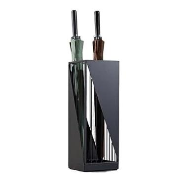 Imagem de x3anggyt5 Suporte de guarda-chuva de escritório em casa, suporte, decoração de corredor de entrada de metal, com bandeja coletora. Suporte de decoração de entrada comporta guarda-chuvas bengalas