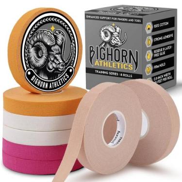 Imagem de Fita Adesiva Bighorn Athletics para Dedos 13mm x 14m 8 Rolos