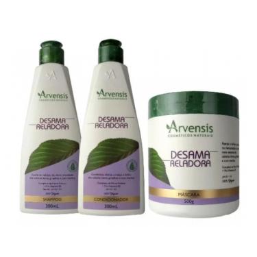 Imagem de Kit Arvensis Desamarelador Shampoo + Condicionador + Máscara 500g