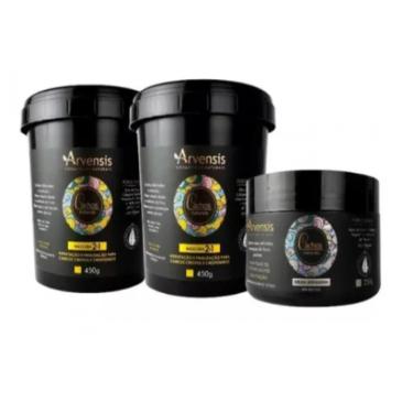 Imagem de Kit Arvensis 2 Máscaras 2x1 450g +1 Geleia Alta Fixação 250g