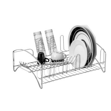 Imagem de Escorredor de Louça Laminado 16 Pratos 08 Copos Secador Organização Cozinha