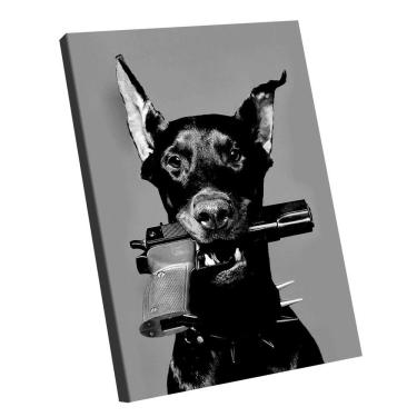 Imagem de Quadro Decorativo Dog Pistol